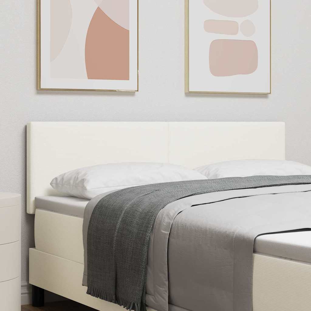 Tête de lit LED avec des lumières à LED Crème 144 cm Polyester - XIOS