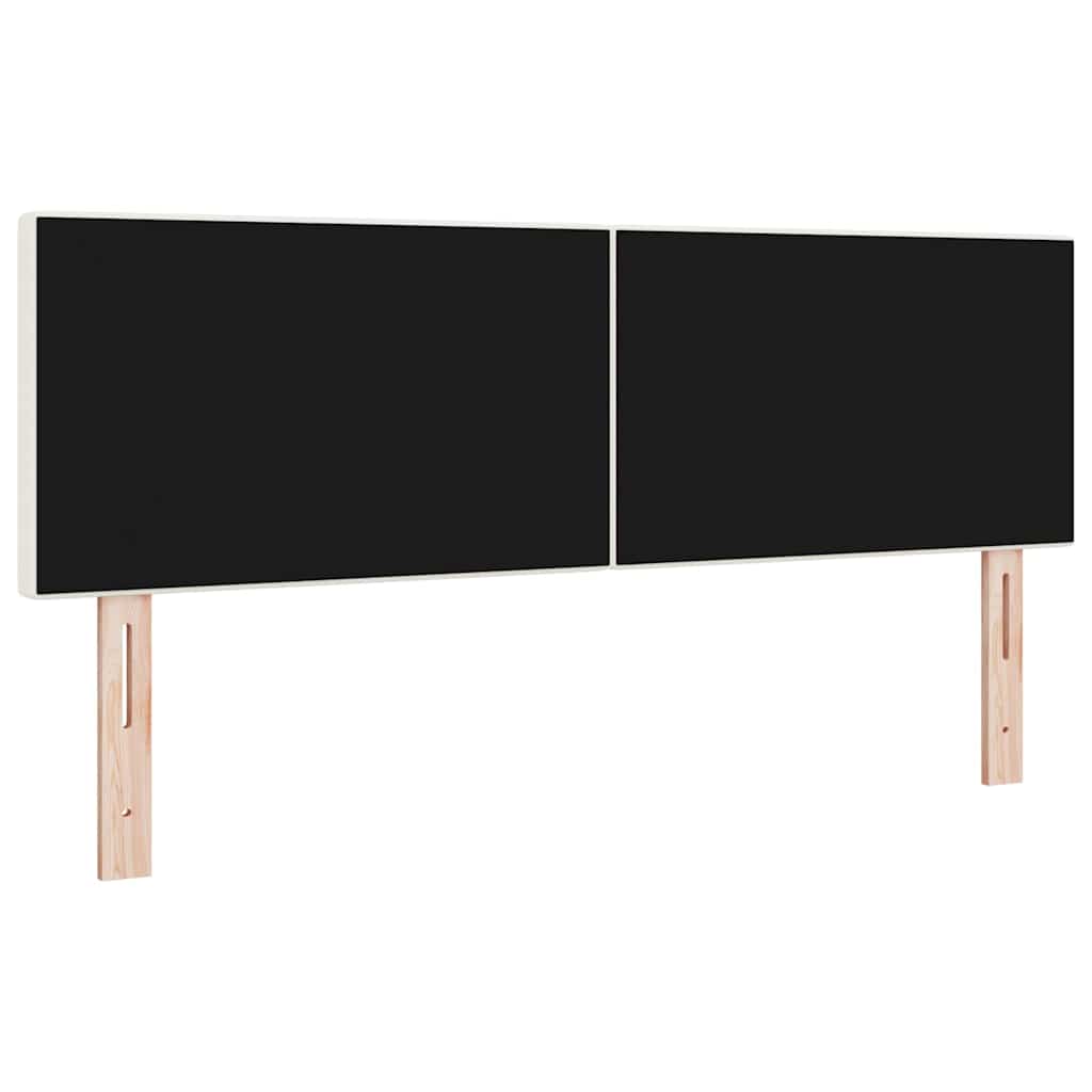 Tête de lit LED avec des lumières à LED Crème 144 cm Polyester - XIOS