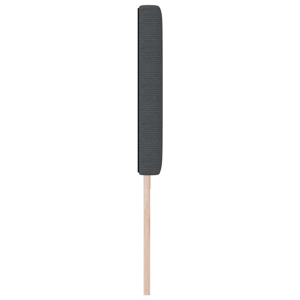 Tête de lit LED avec tête de lit Gris foncé 200 cm Polyester - XIOS