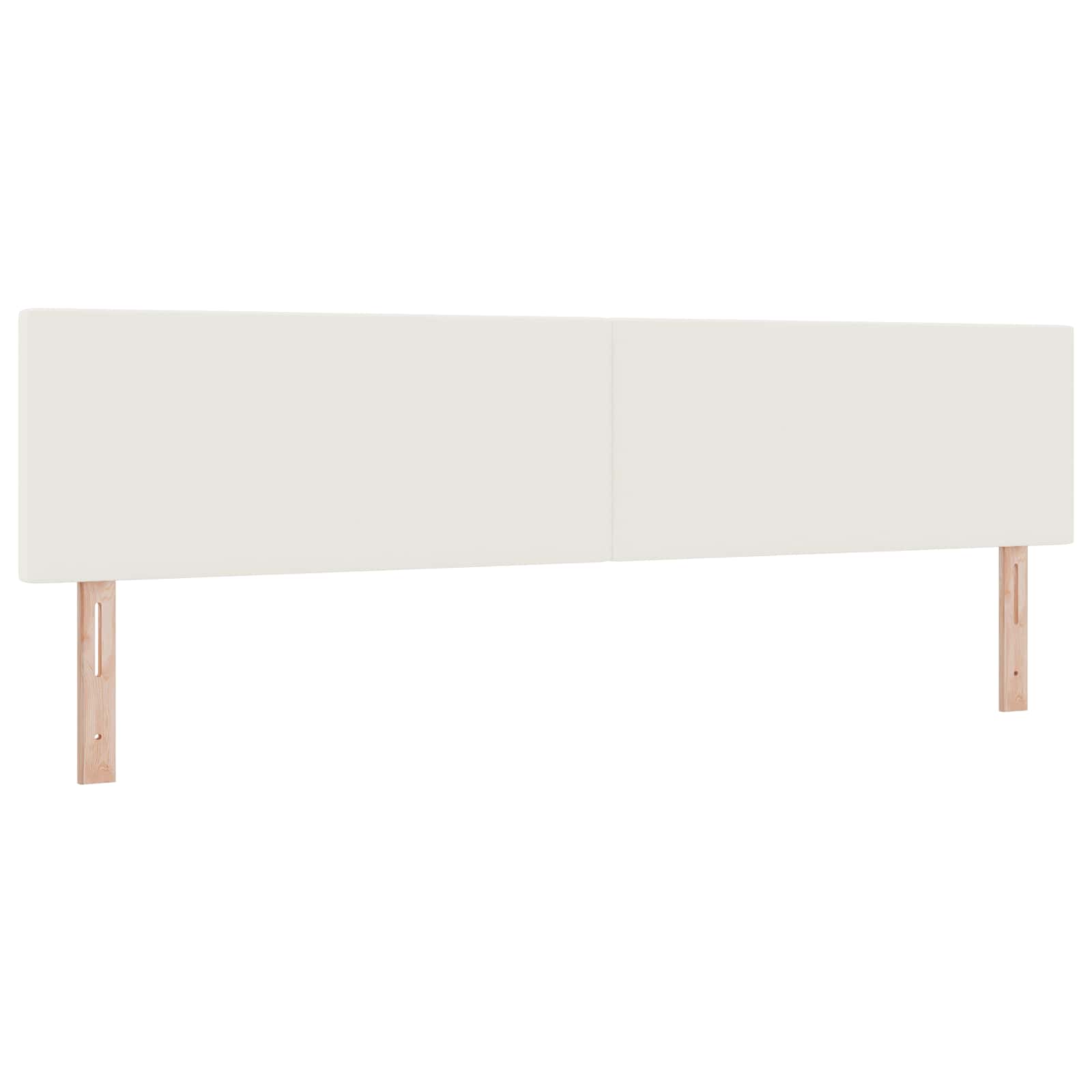 Tête de lit LED avec des lumières à LED Crème 200 cm Polyester - XIOS
