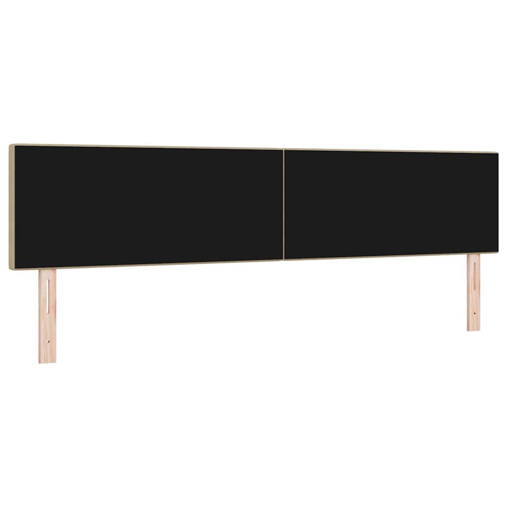 Tête de lit LED avec tête de lit Vert gris 200 cm Polyester - XIOS