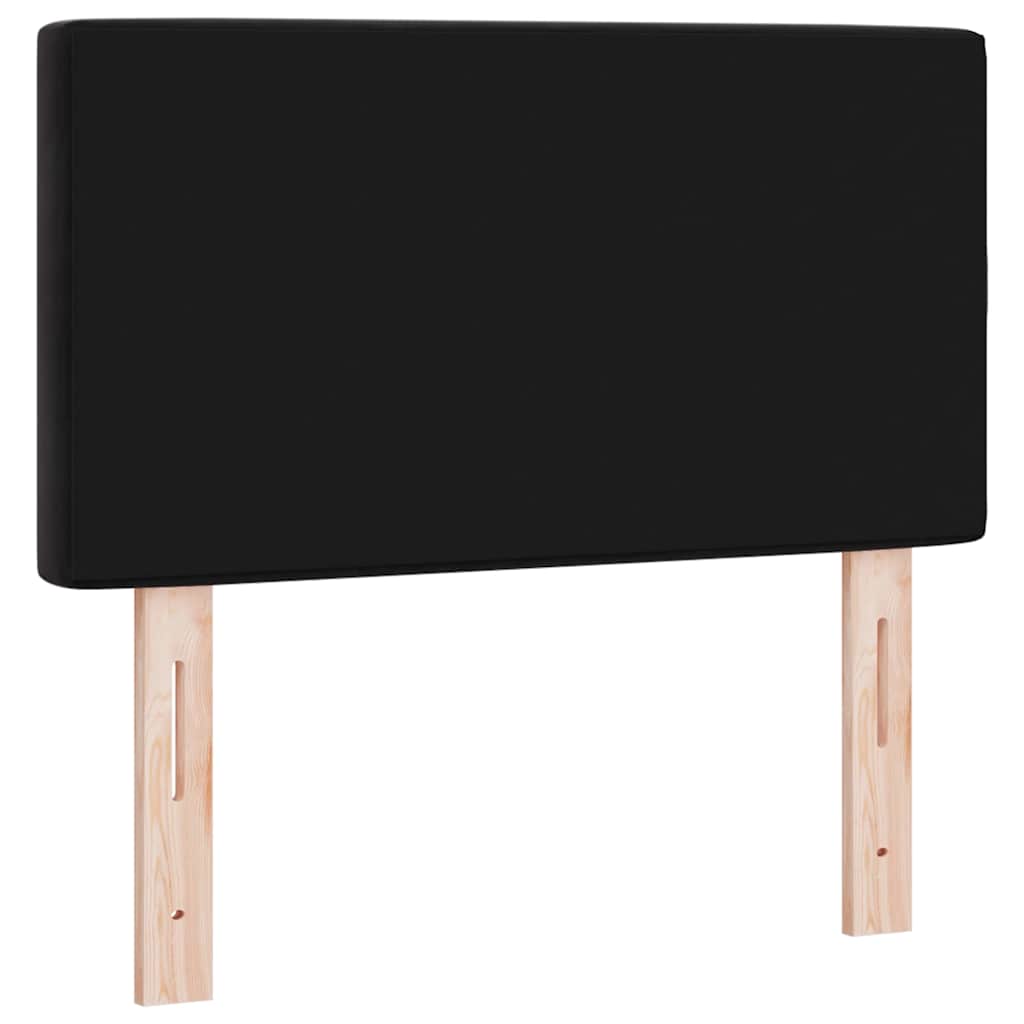 Tête de lit LED avec bandes LED Noir 80 cm Velours - XIOS