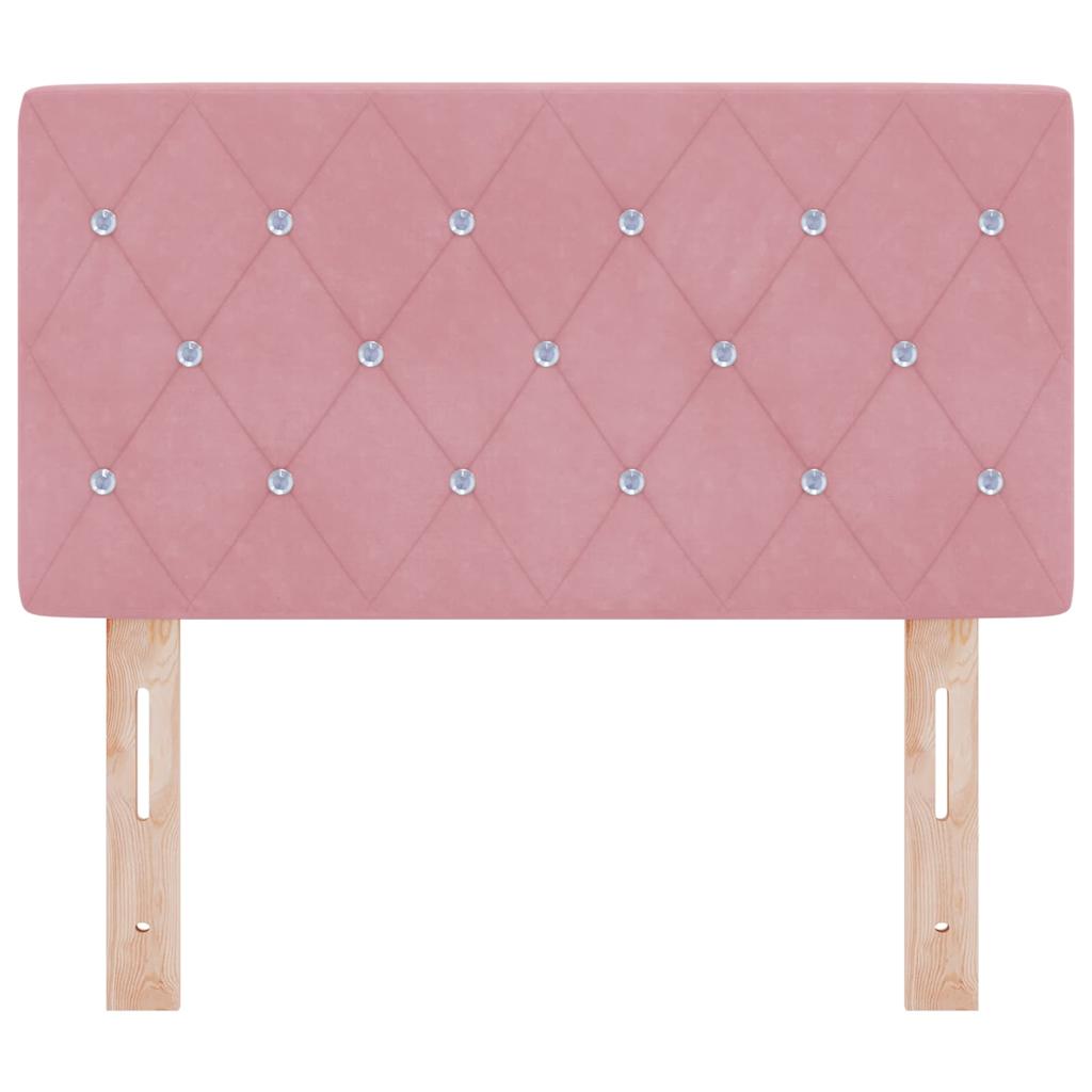 Tête de lit LED avec des lumières à LED Rose 80 cm Polyester - XIOS