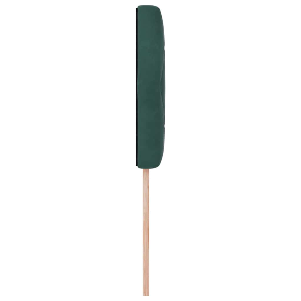 Tête de Lit LED Argyle Vert foncé 90 cm Velours - XIOS
