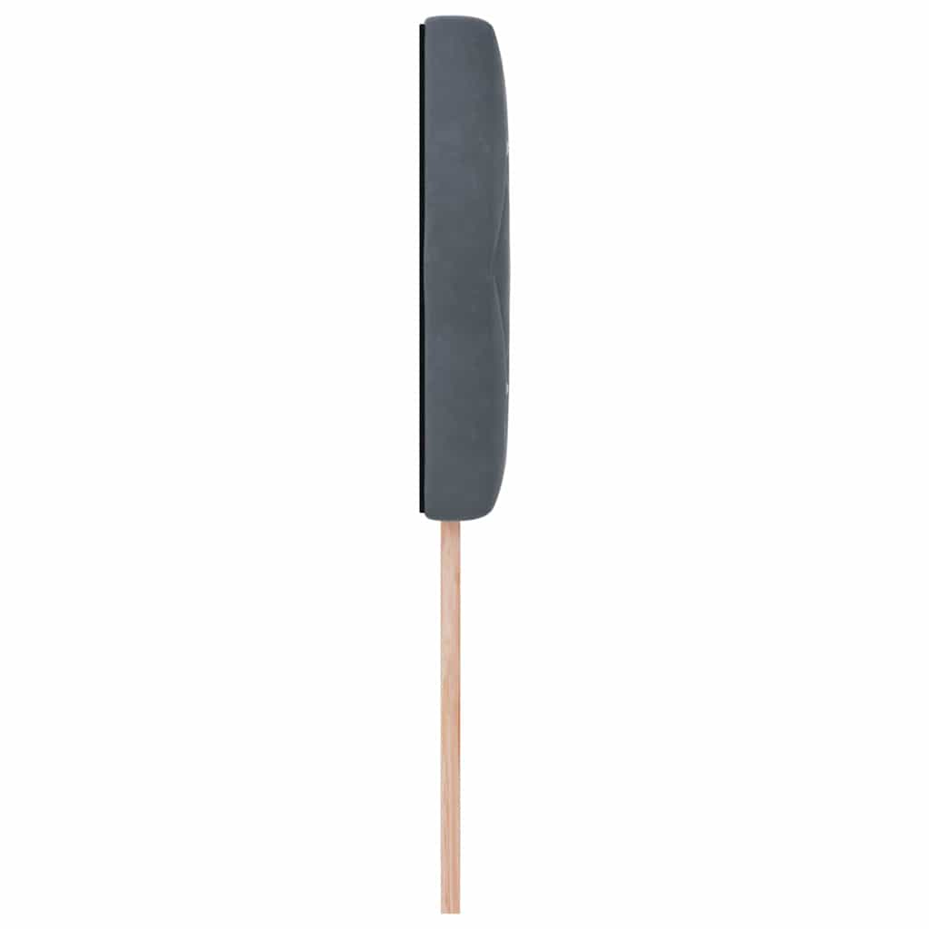 Tête de Lit LED Argyle Gris foncé 100 cm Velours - XIOS
