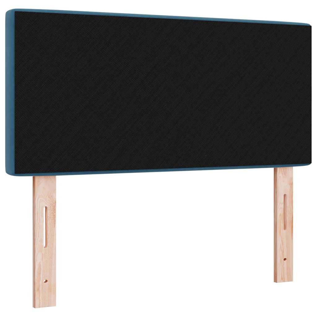 Tête de Lit LED Argyle Bleu foncé 100 cm Velours - XIOS