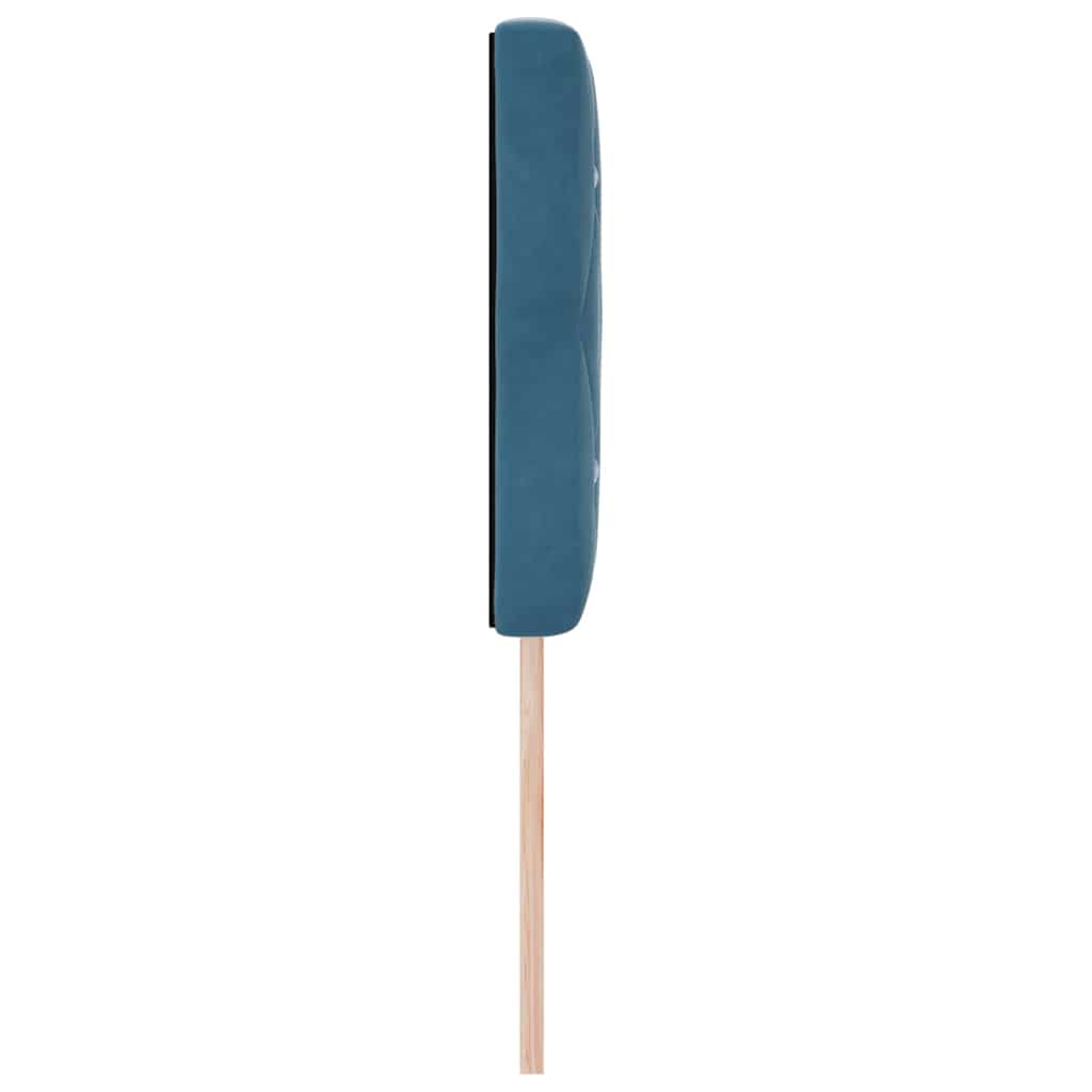 Tête de lit LED avec tête de lit Bleu foncé 144 cm Polyester - XIOS