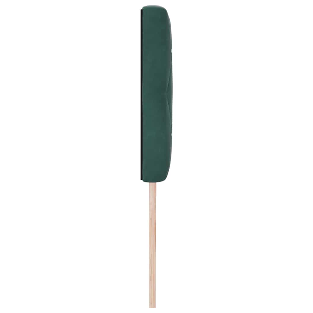 Tête de Lit LED Argyle Vert foncé 100 cm Velours - XIOS
