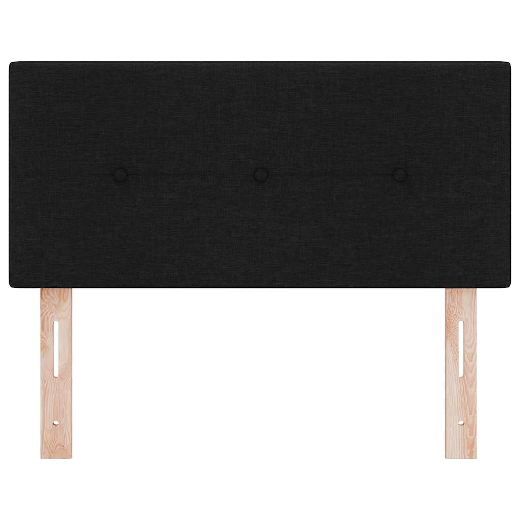 Tête de lit LED avec bandes LED Noir 80 cm tissu - XIOS