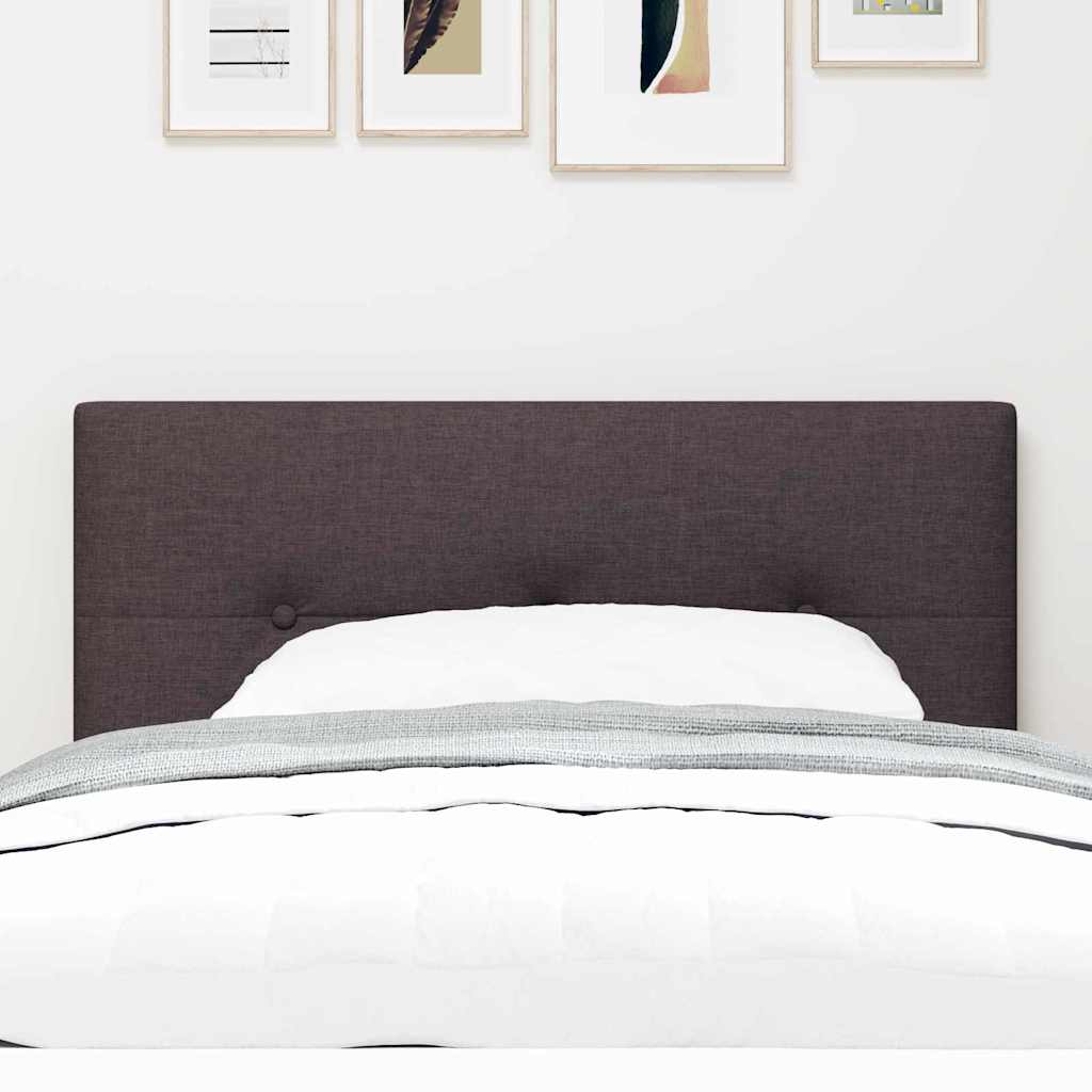 Tête de lit LED avec bandes LED Marron foncé 80 cm tissu - XIOS