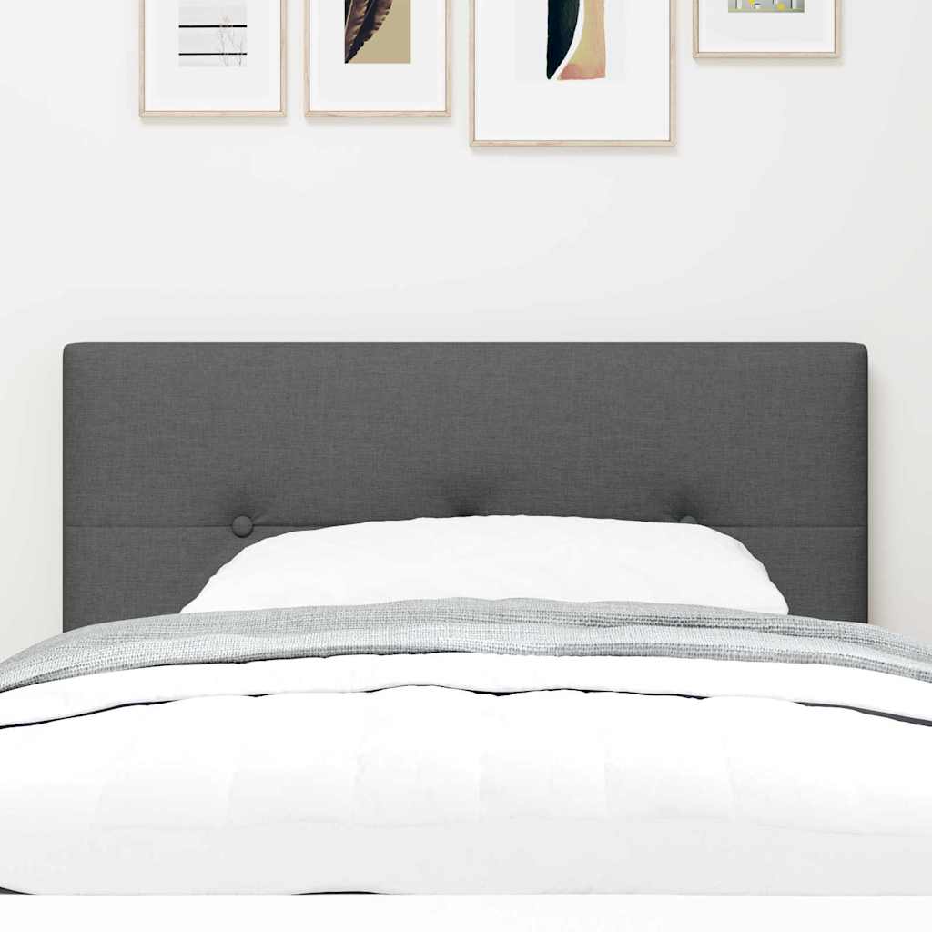 Tête de Lit LED avec des lumières à LED Gris foncé 90 cm tissu - XIOS