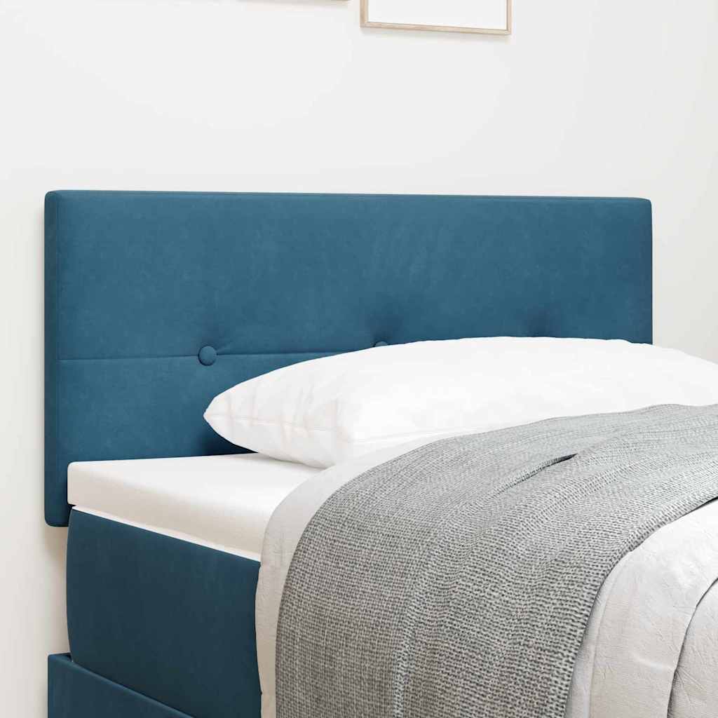 Tête de lit LED avec bandes LED Bleu 90 cm Velours - XIOS