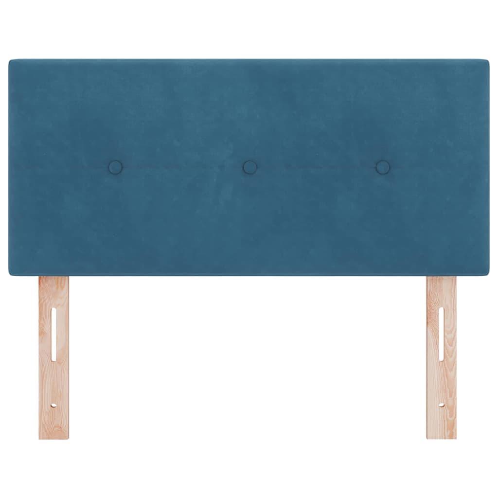 Tête de lit LED avec bandes LED Bleu 90 cm Velours - XIOS