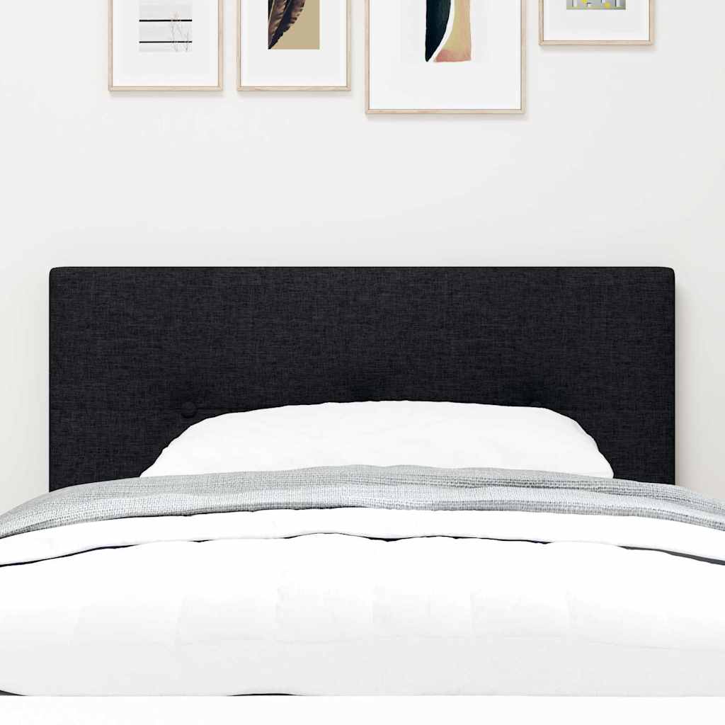 Tête de lit LED avec bandes LED Noir 100 cm tissu - XIOS