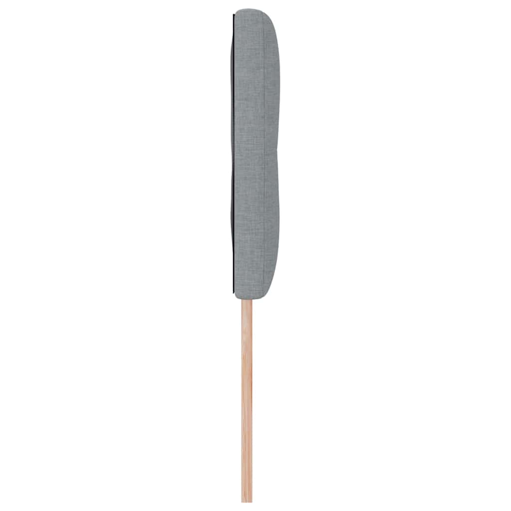 Tête de lit LED avec tête de lit Gris clair 160 cm Polyester - XIOS