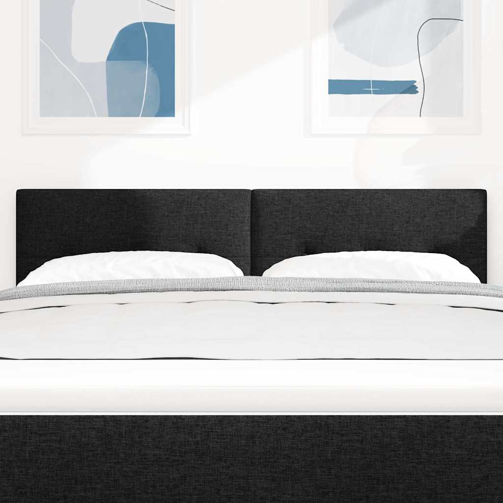 Tête de lit LED avec des lumières à LED Noir 160 cm Polyester - XIOS