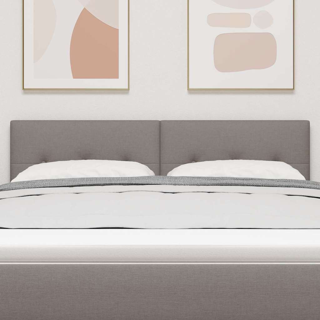 Tête de lit LED avec des lumières à LED Taupe 160 cm Polyester - XIOS