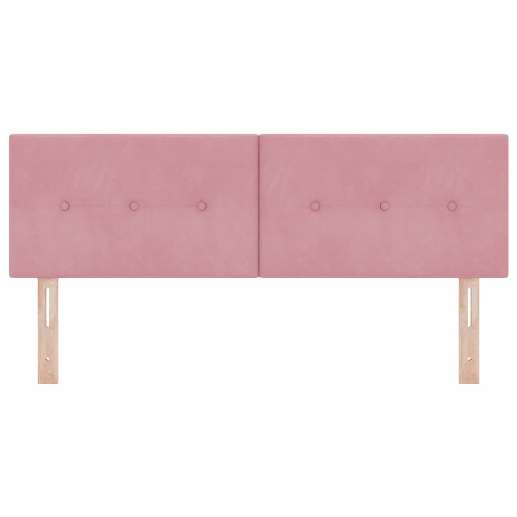 Tête de lit LED avec des lumières à LED Rose 160 cm Polyester - XIOS