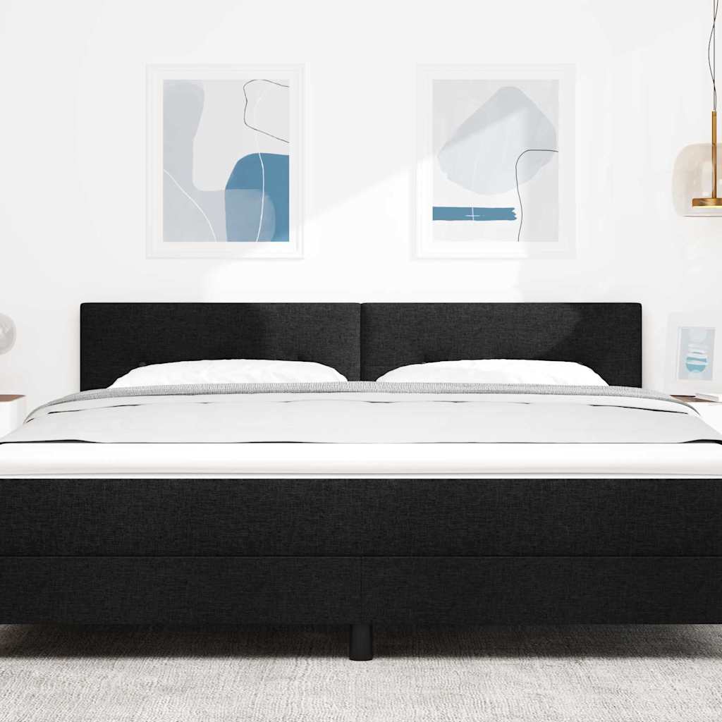 Tête de lit LED avec des lumières à LED Noir 180 cm Polyester - XIOS