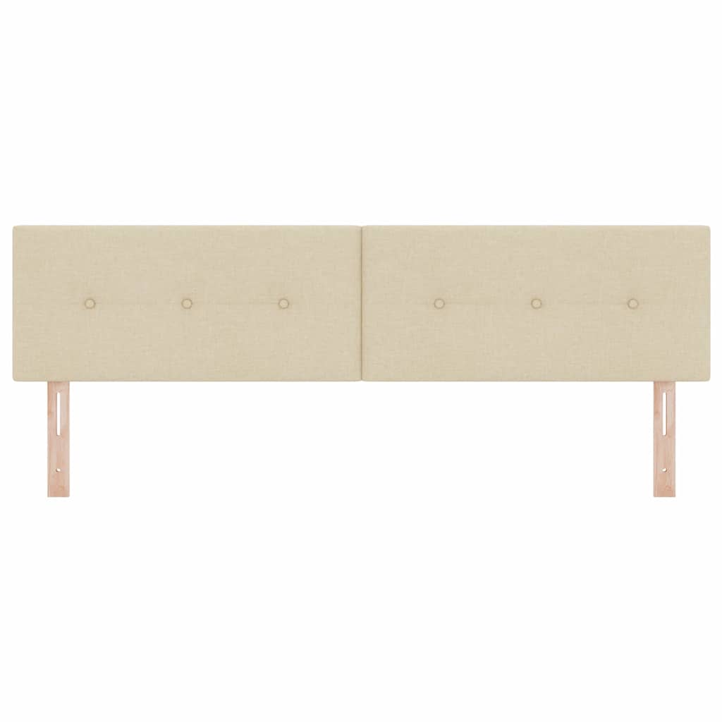 Tête de lit LED avec des lumières à LED Crème 180 cm Polyester - XIOS