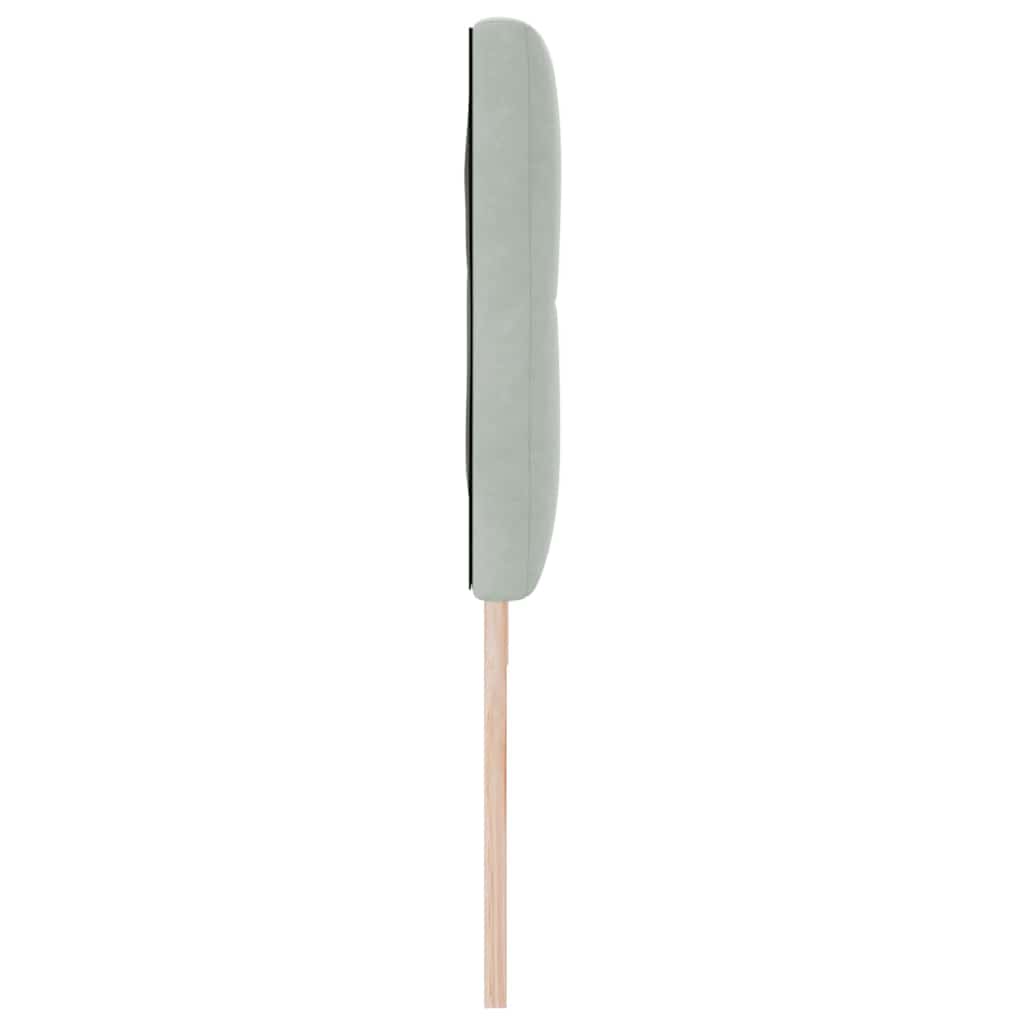 Tête de lit LED avec tête de lit Gris clair 180 cm Polyester - XIOS