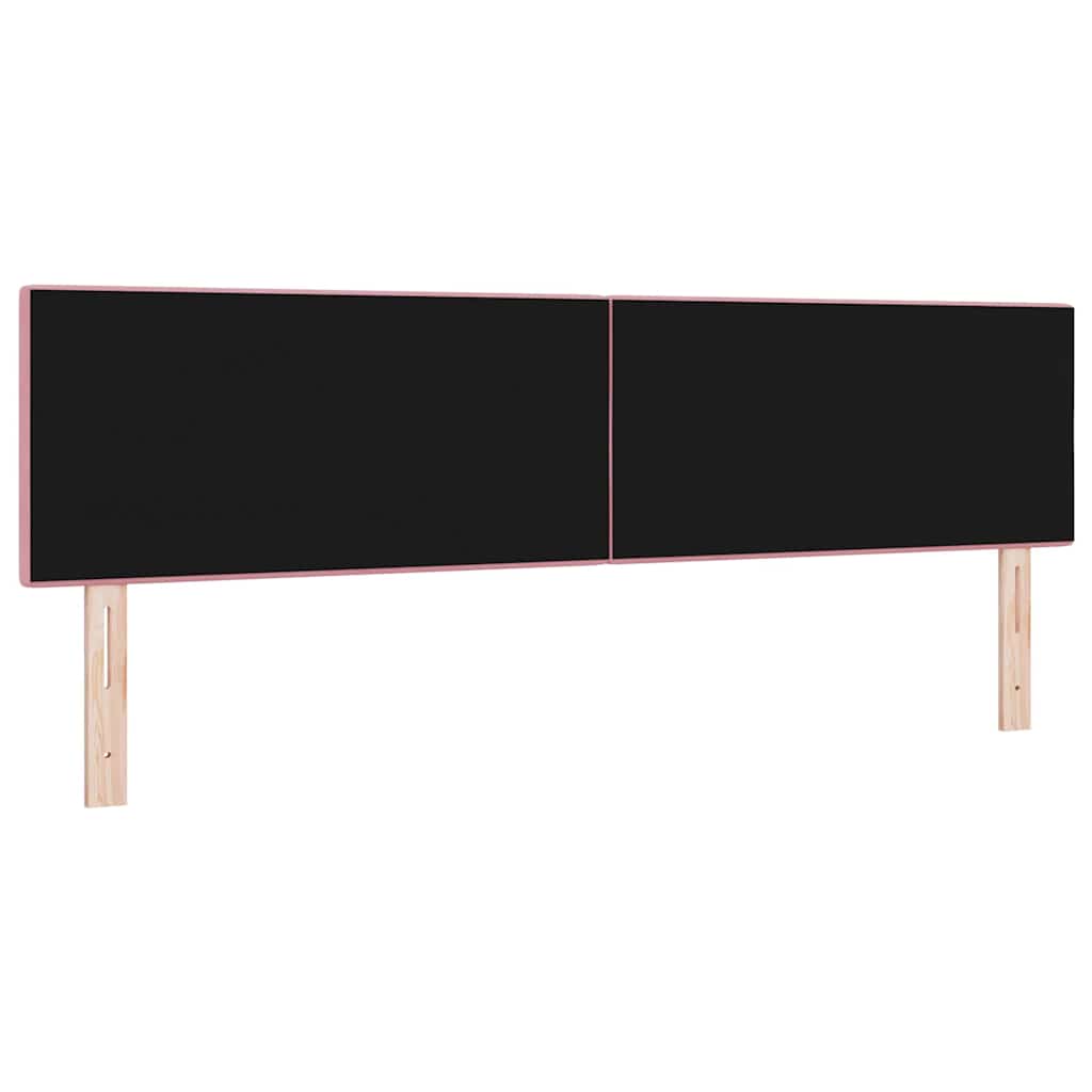 Tête de lit LED avec des lumières à LED Rose 180 cm Polyester - XIOS