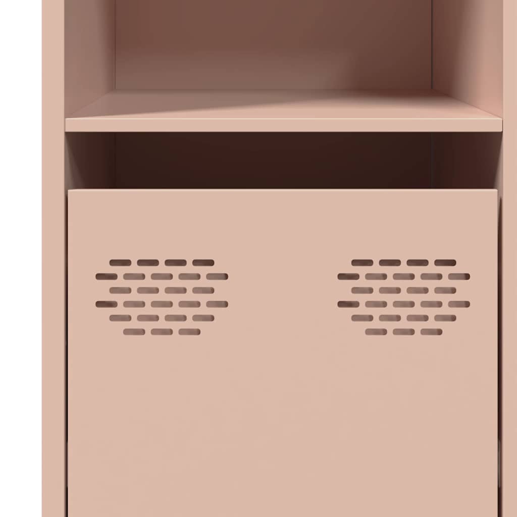 Buffet rose 135x39x73,5 cm acier laminé à froid - XIOS