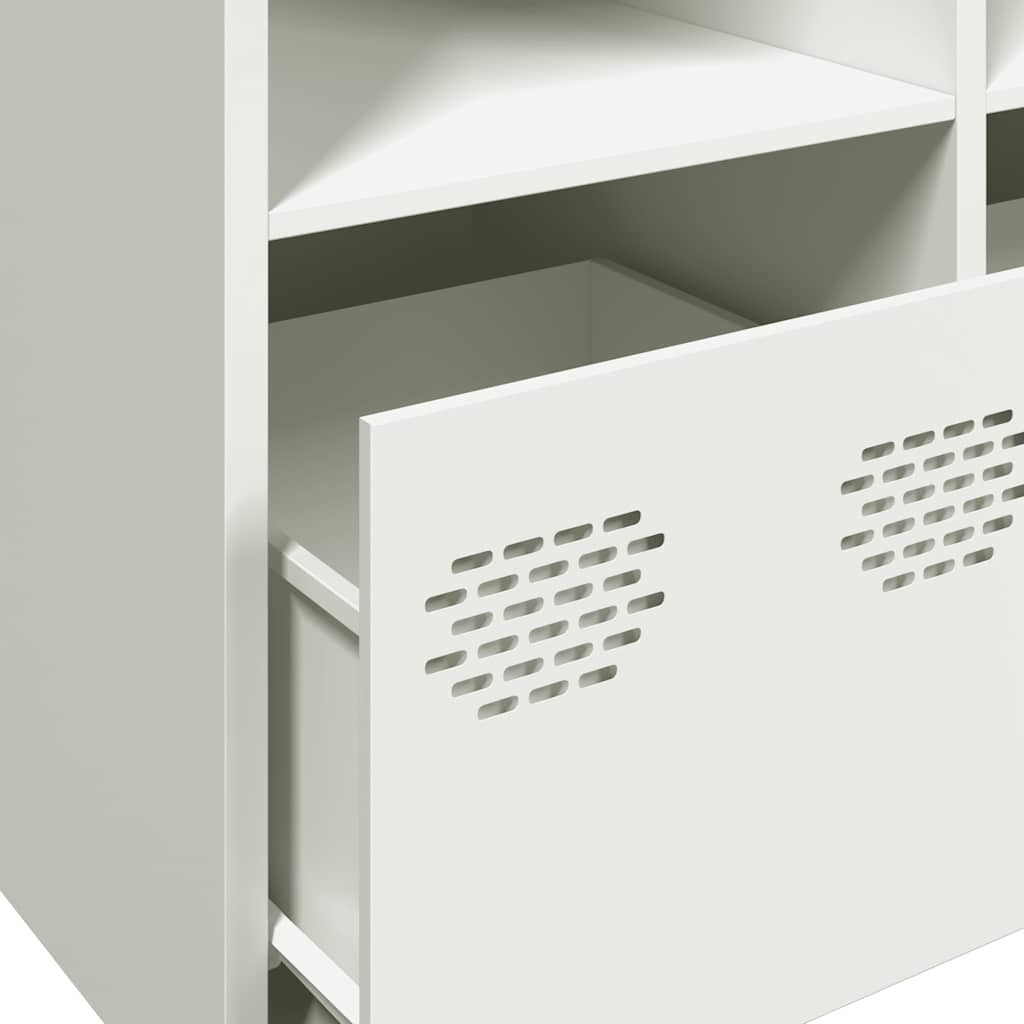 Buffet blanc 135x39x73,5 cm acier laminé à froid - XIOS