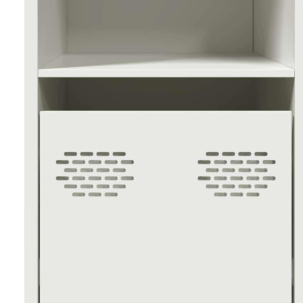 Buffet blanc 135x39x73,5 cm acier laminé à froid - XIOS