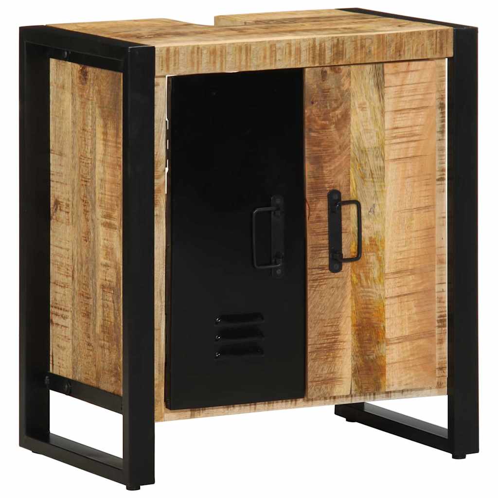 Ensemble de mobilier de salle de bain 2 pc Marron et Noir