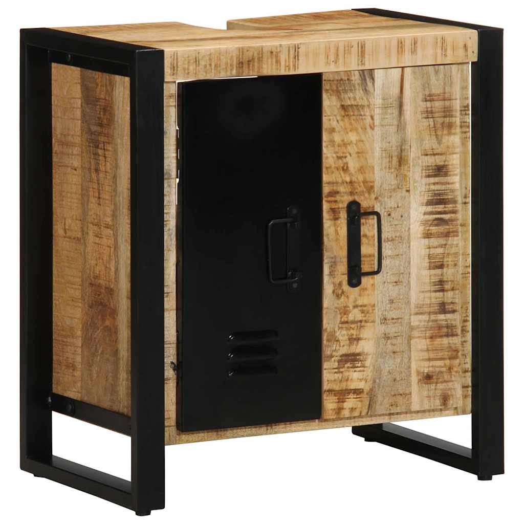 Ensemble de mobilier de salle de bain 2 pièces Marron et Noir