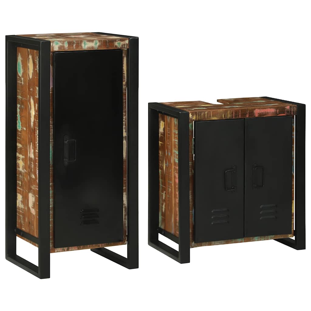 Ensemble de mobilier de salle de bain 2 pièces Multicolore