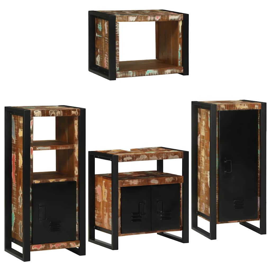 Ensemble de mobilier de salle de bain 4 pc Multicolore