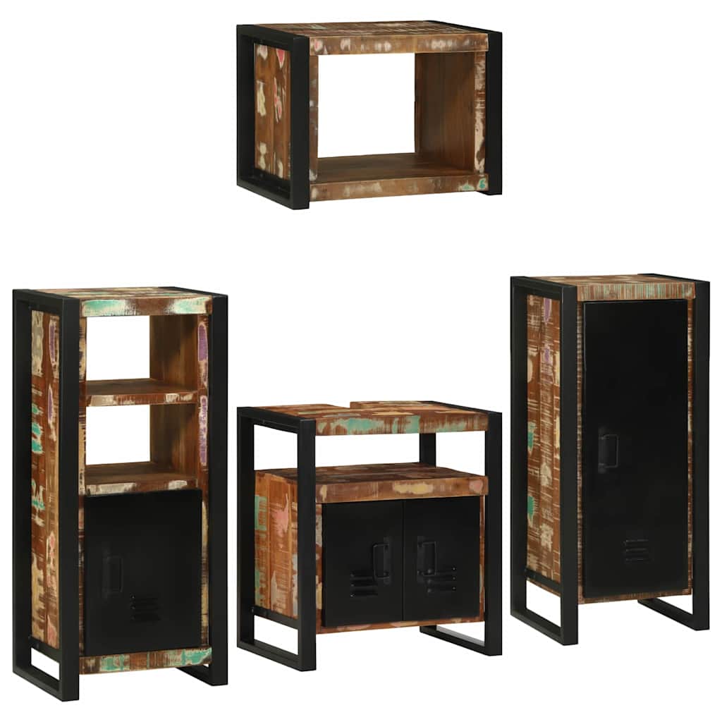 Ensemble de mobilier de salle de bain 4 pc Multicolore