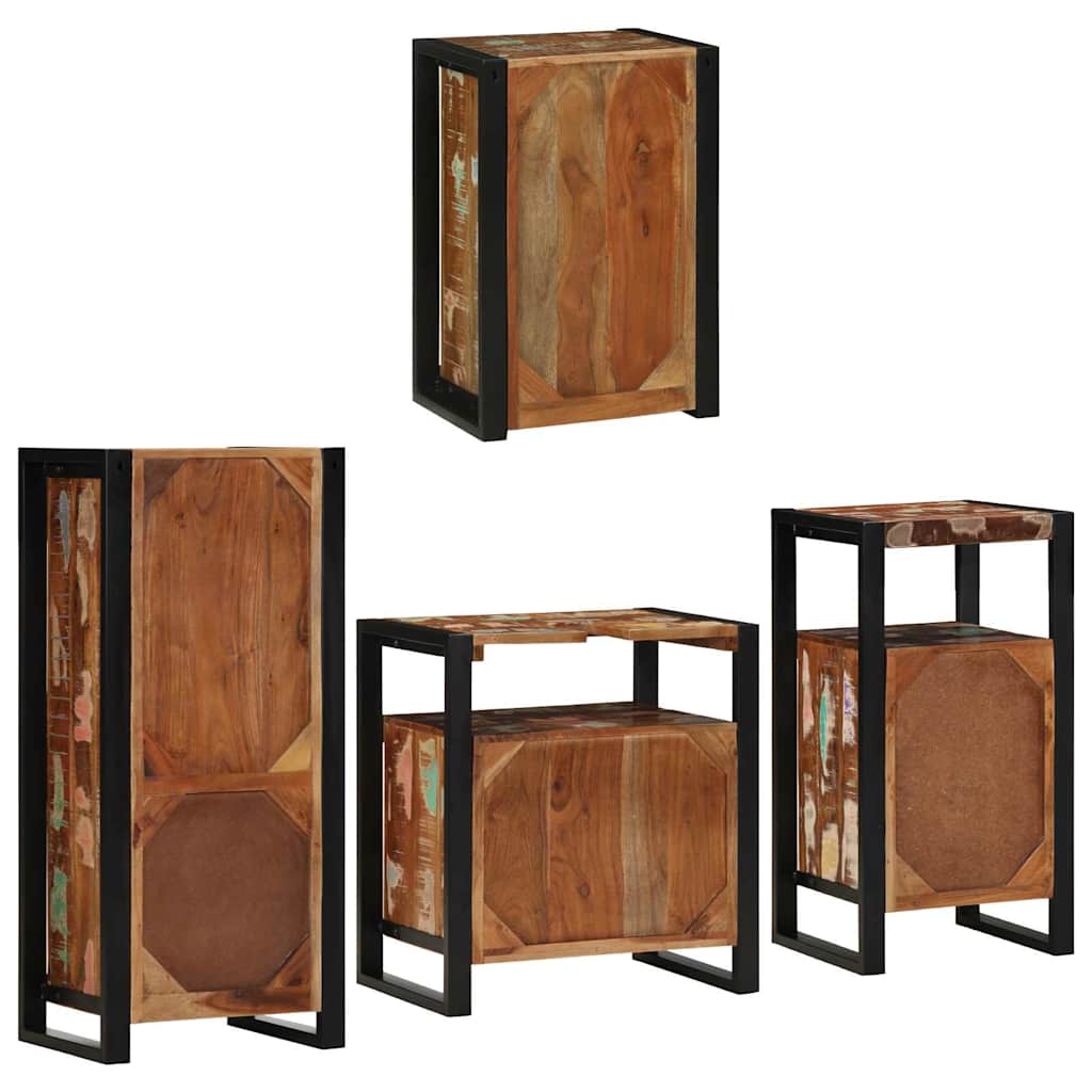 Ensemble de mobilier de salle de bain 4 pc Multicolore