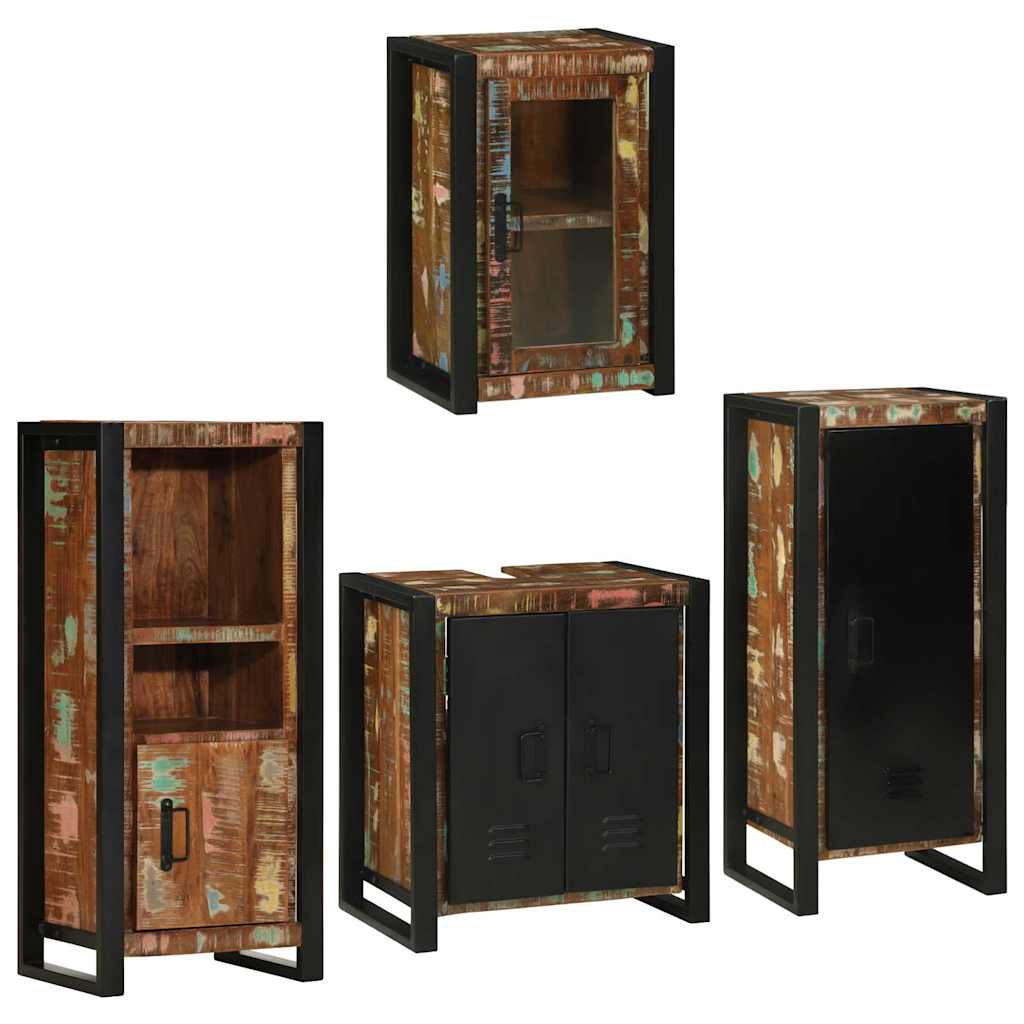 Ensemble de mobilier de salle de bain 4 pc Multicolore