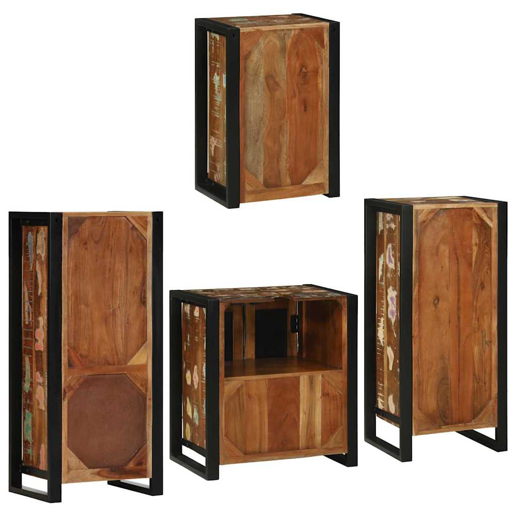 Ensemble de mobilier de salle de bain 4 pc Multicolore