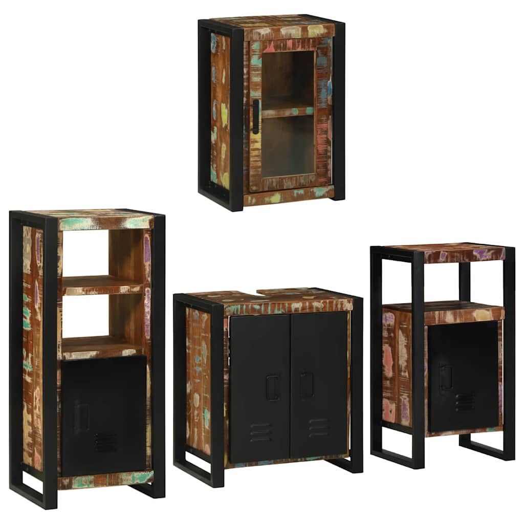 Ensemble de mobilier de salle de bain 4 pc Multicolore