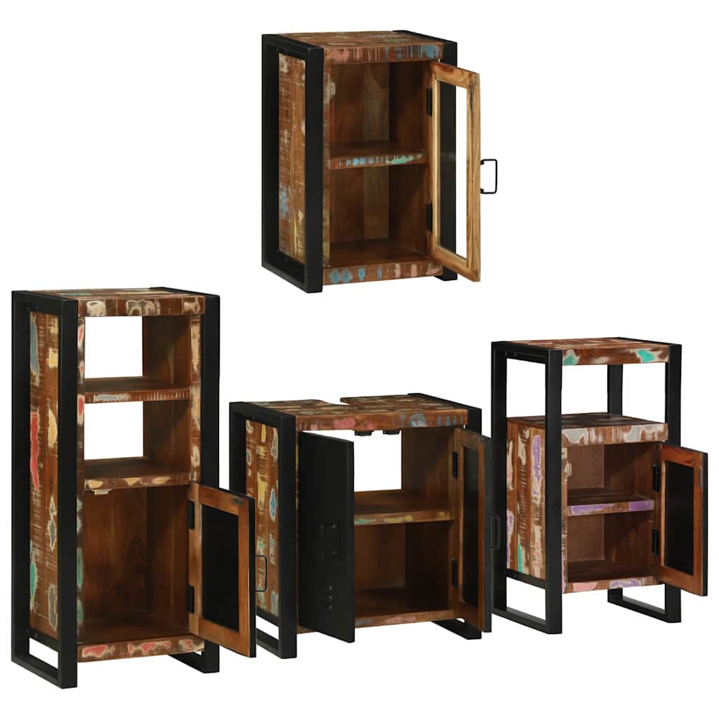 Ensemble de mobilier de salle de bain 4 pc Multicolore
