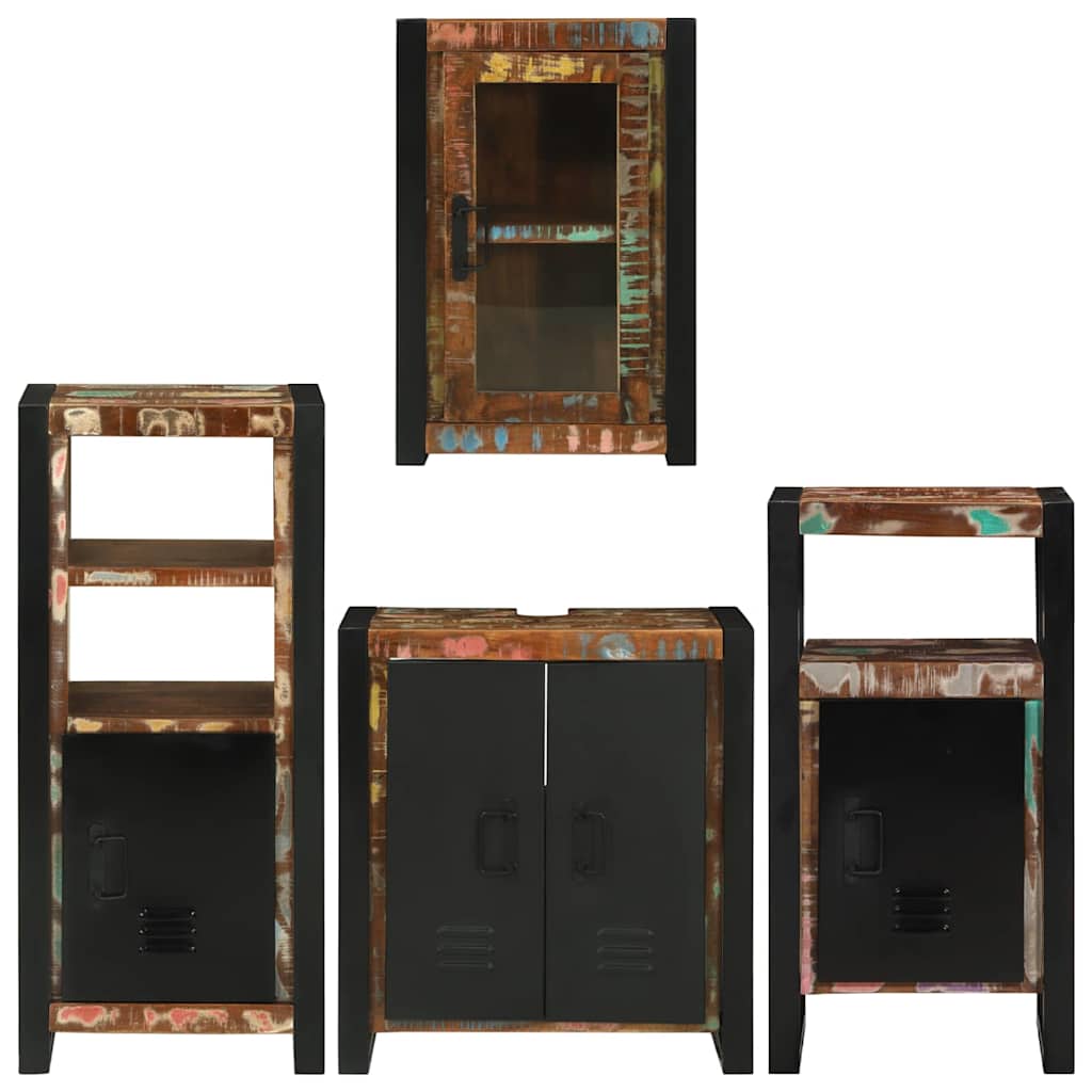 Ensemble de mobilier de salle de bain 4 pc Multicolore