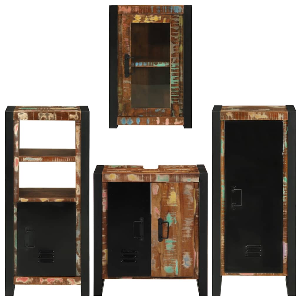 Ensemble de mobilier de salle de bain 4 pc Multicolore