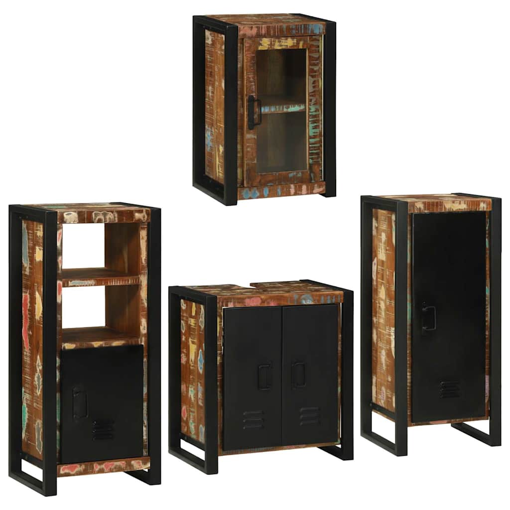 Ensemble de mobilier de salle de bain 4 pc Multicolore