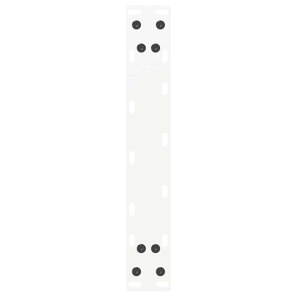Pieds de table basse en U 2 pièces Blanc 28 x (42-43) cm Acier - XIOS