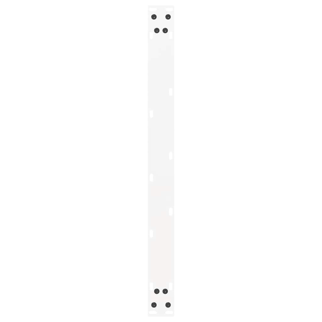 Pieds de table basse en U 2 pièces Blanc 60 x (42-43) cm Acier - XIOS