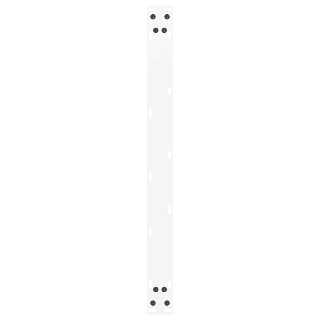 Pieds de table basse en U, 2 pièces, blanc, 70 x (42-43) cm, acier - XIOS