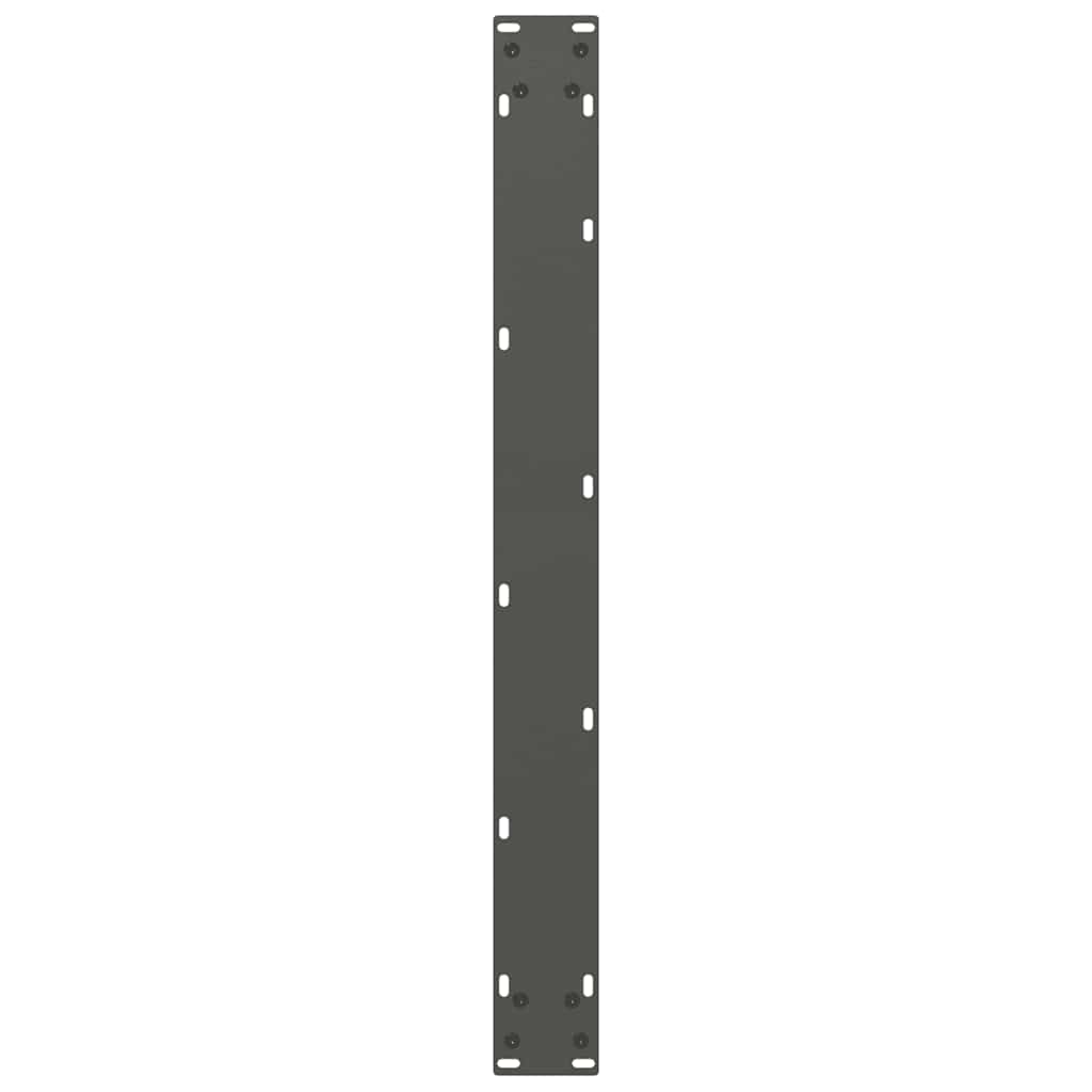 Pieds de table à manger en U 2 pièces Anthracite 80 x (72-73) cm Acier