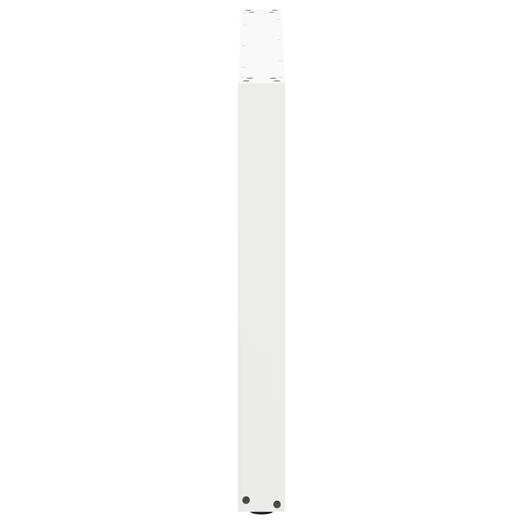 Pieds de table à manger en U 2 pièces Blanc 100 x (72-73) cm Acier - XIOS