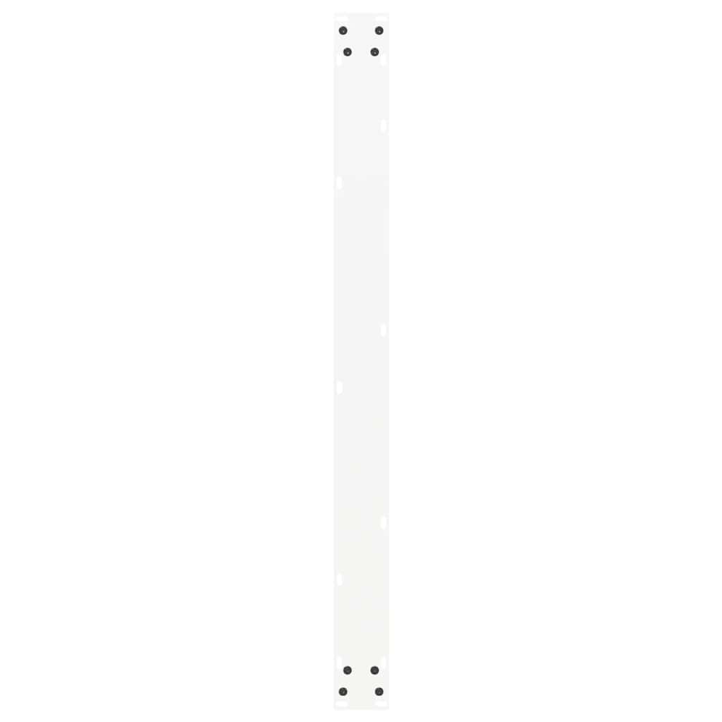Pieds de table à manger en U 2 pièces Blanc 100 x (72-73) cm Acier - XIOS