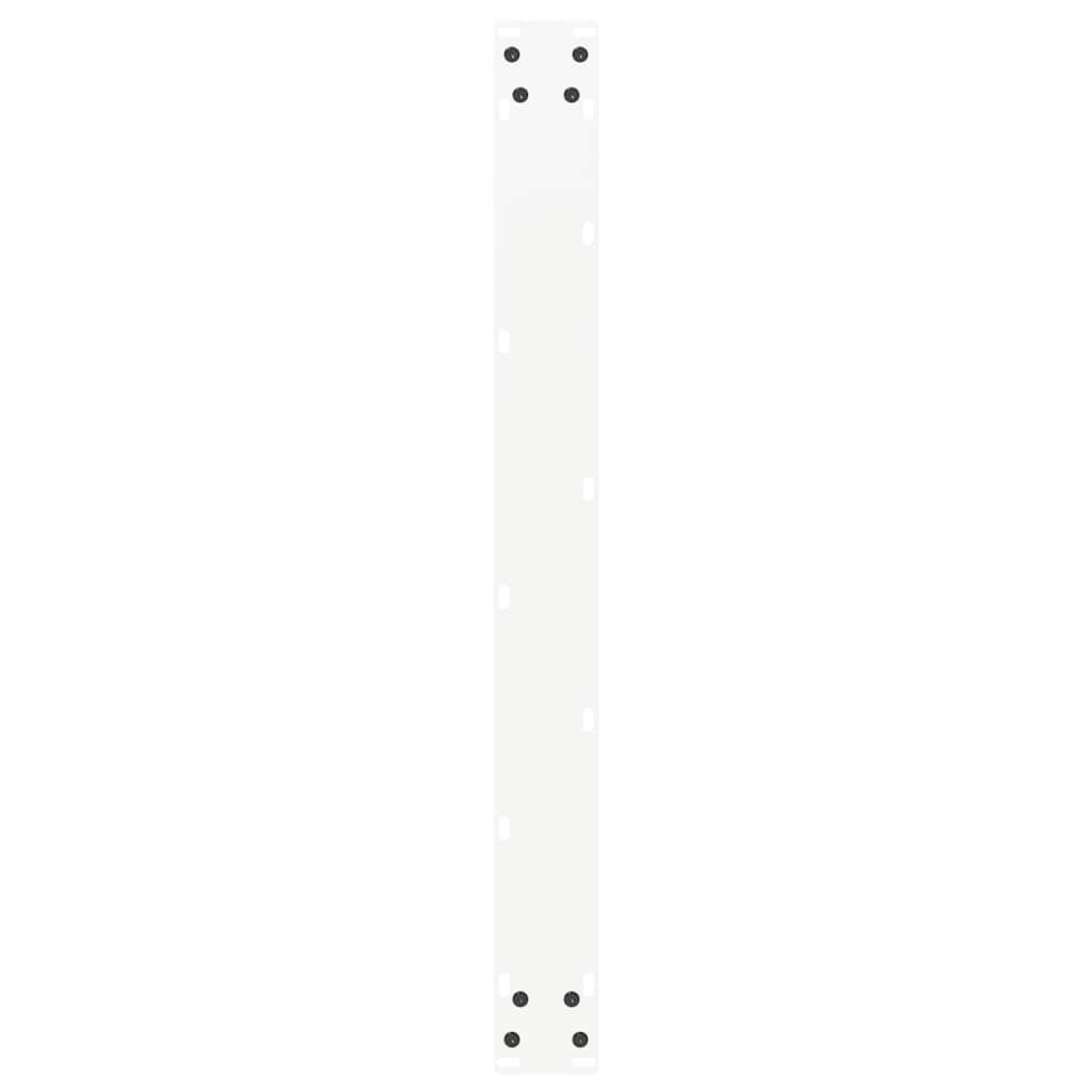 Pieds de table à manger en U 3 pièces Blanc 80 x (72-73) cm Acier - XIOS