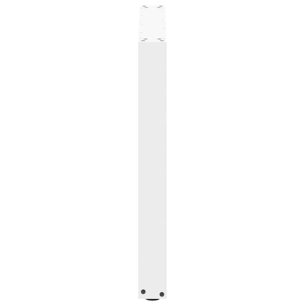 Pieds de table à manger en U 3 pièces Blanc 90 x (72-73) cm Acier - XIOS